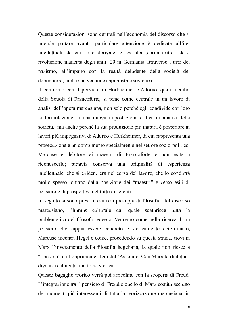 Anteprima della tesi: Herbert Marcuse, tra Marxismo e Teoria Critica , Pagina 3
