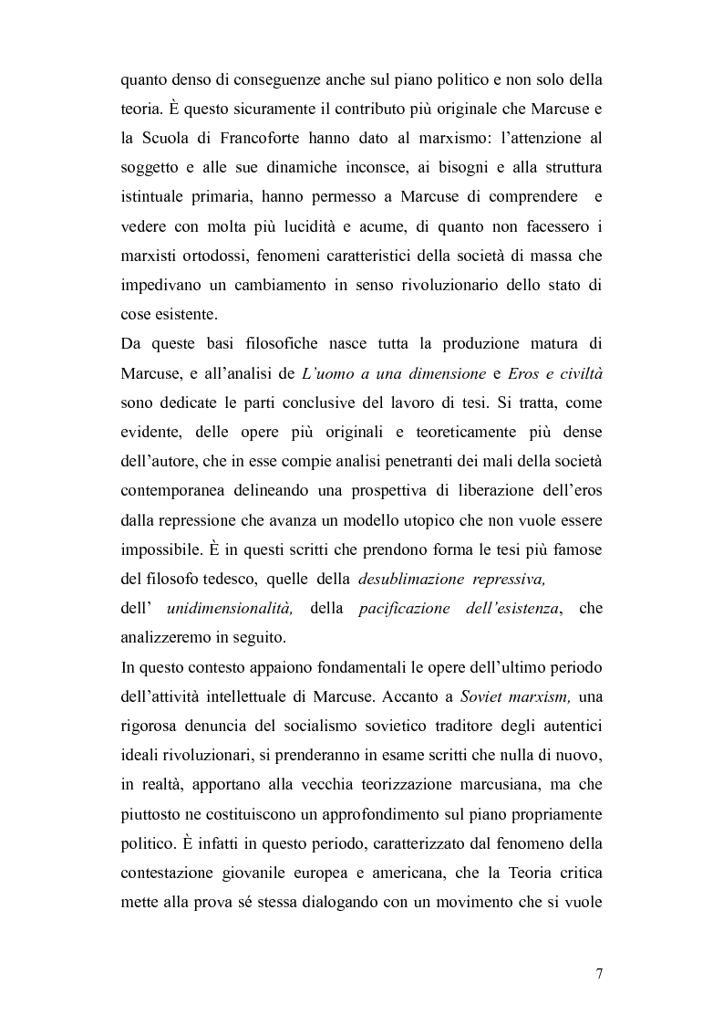 Anteprima della tesi: Herbert Marcuse, tra Marxismo e Teoria Critica , Pagina 4