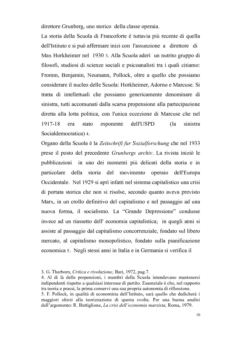 Anteprima della tesi: Herbert Marcuse, tra Marxismo e Teoria Critica , Pagina 7