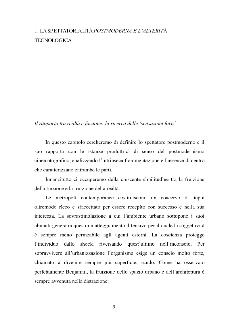 Anteprima della tesi: La madre orale tecnologica. Il rapporto tra lo spettatore e l'alterità nel cinema postmoderno, Pagina 7