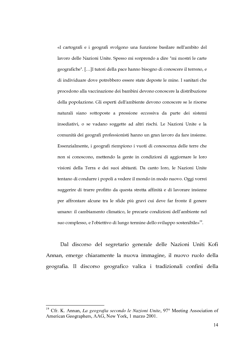 Anteprima della tesi: Percorsi di formazione e aggiornamento per l'insegnamento della geografia nella scuola di base, Pagina 12