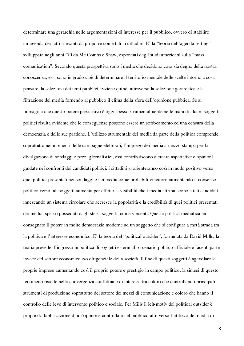 Anteprima della tesi: E-democracy. Tra controllo politico e new media., Pagina 3