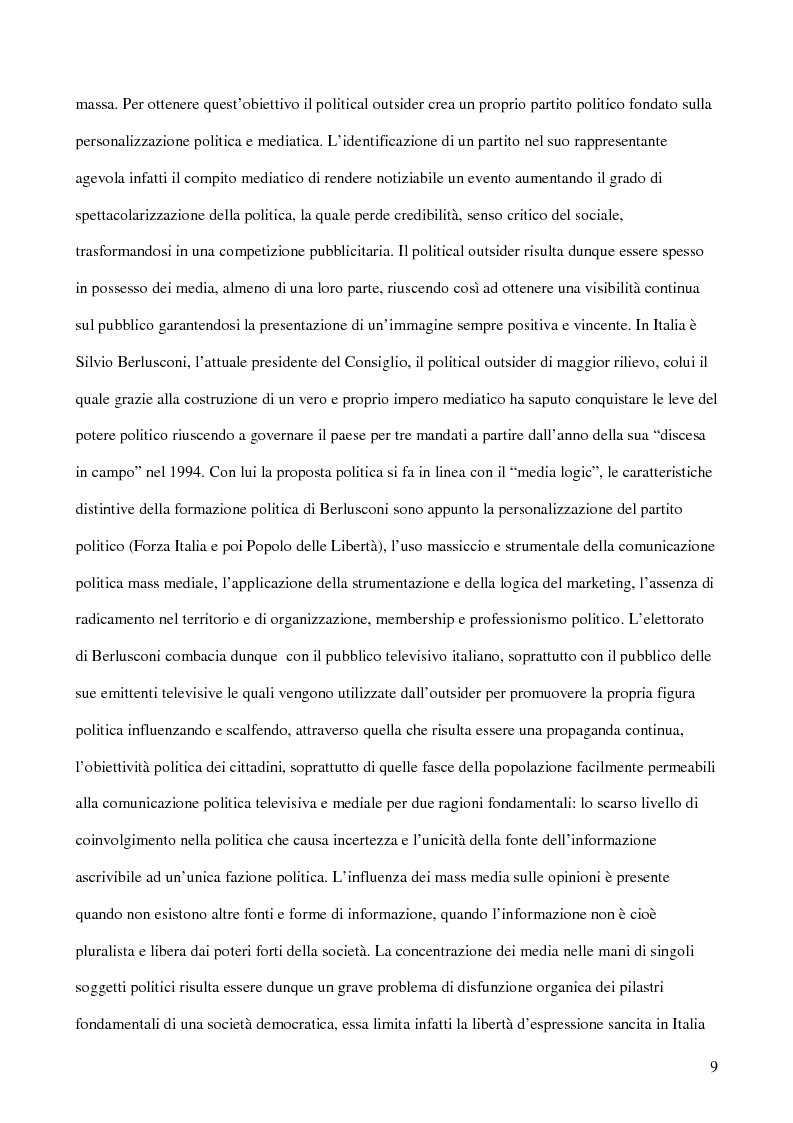Anteprima della tesi: E-democracy. Tra controllo politico e new media., Pagina 4