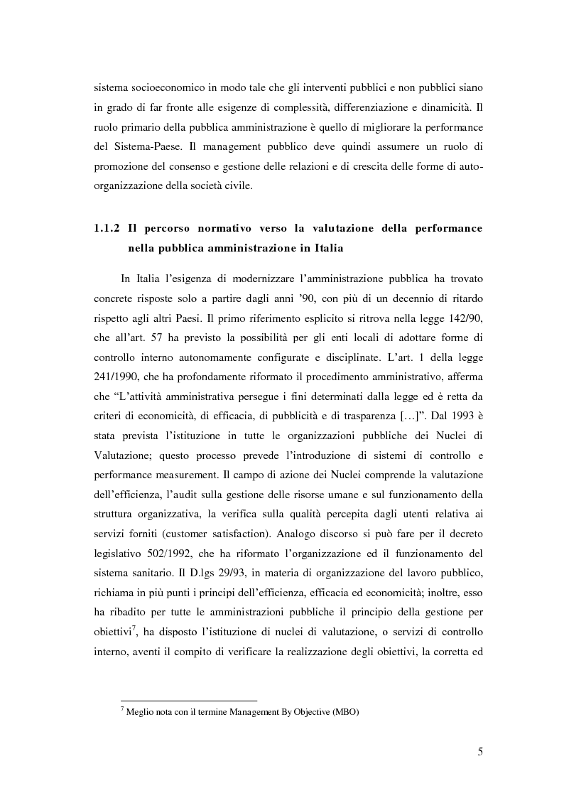 Anteprima della tesi: Il Performance Management nella Pubblica Amministrazione: studio di una metodologia applicata alle Procure della Repubblica, Pagina 12
