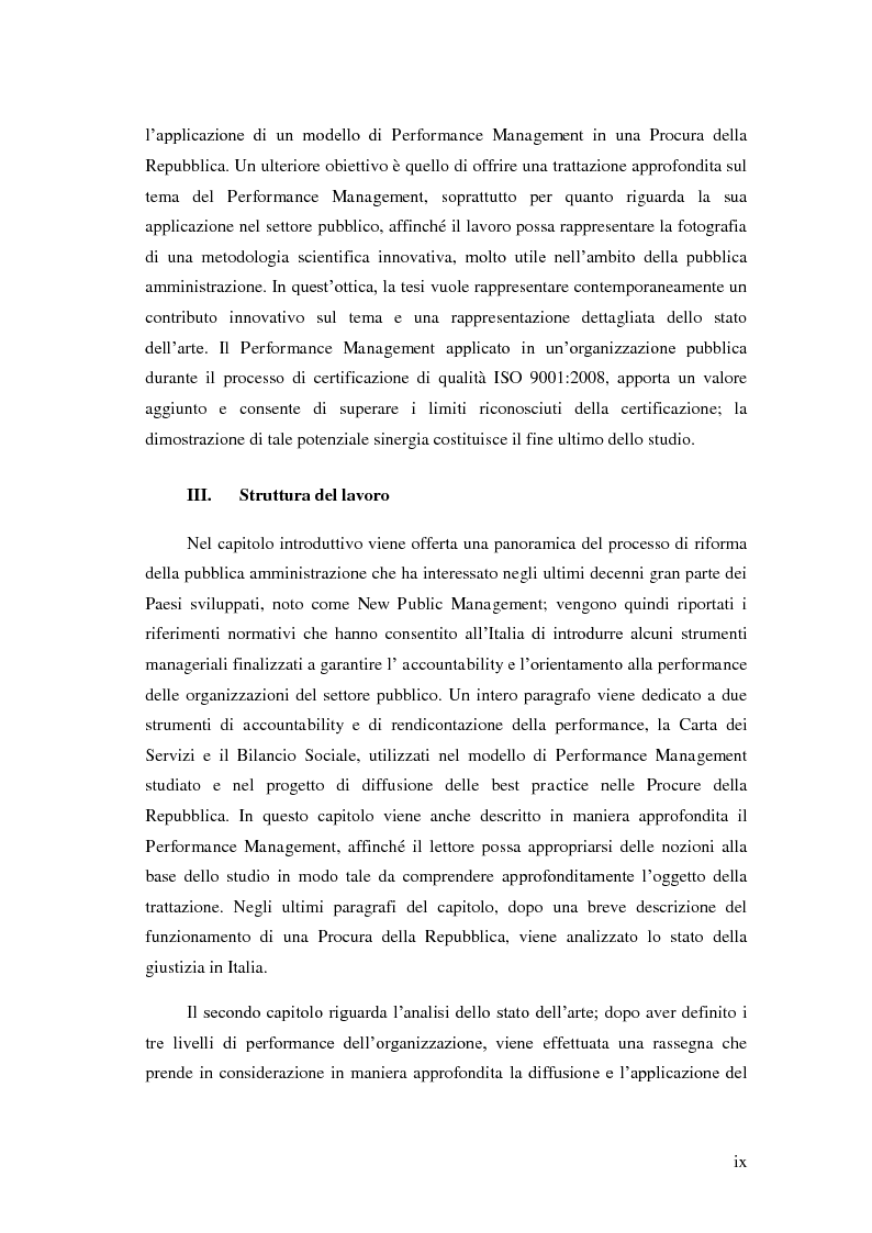 Anteprima della tesi: Il Performance Management nella Pubblica Amministrazione: studio di una metodologia applicata alle Procure della Repubblica, Pagina 5