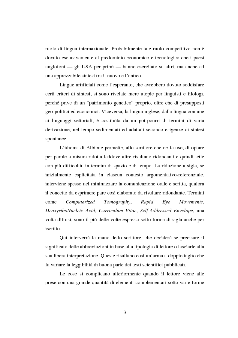Anteprima della tesi: Comunicazione Scientifica, Leggibilità, Divulgazione, Pagina 4