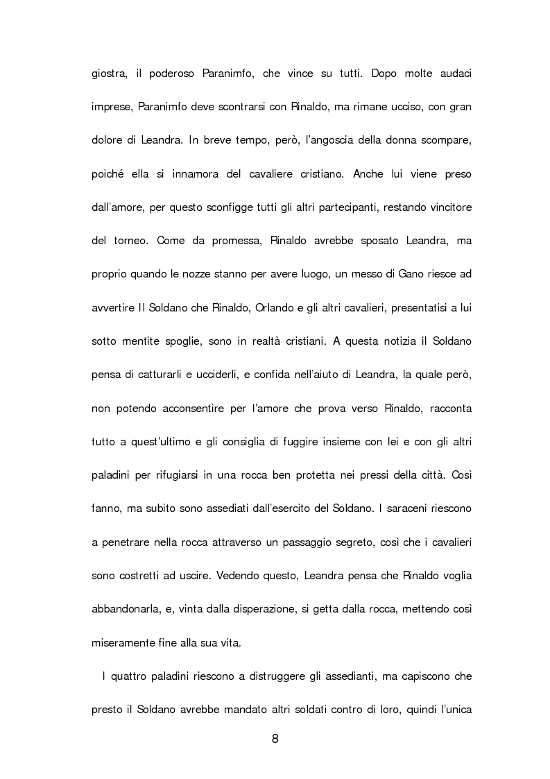 Anteprima della tesi: Un poema cavalleresco in sesta rima: Il libro d'arme e d'amore chiamato ''Leandra'' di Pietro Durante da Gualdo, Pagina 10