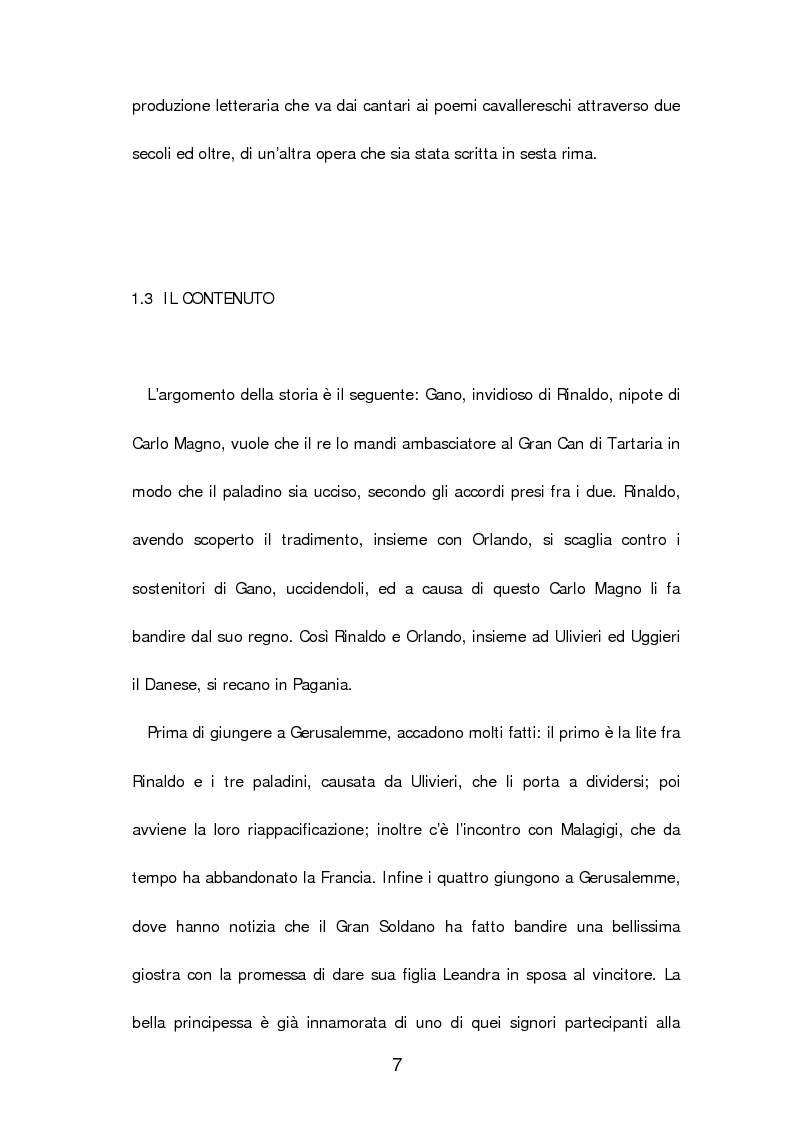 Anteprima della tesi: Un poema cavalleresco in sesta rima: Il libro d'arme e d'amore chiamato ''Leandra'' di Pietro Durante da Gualdo, Pagina 9