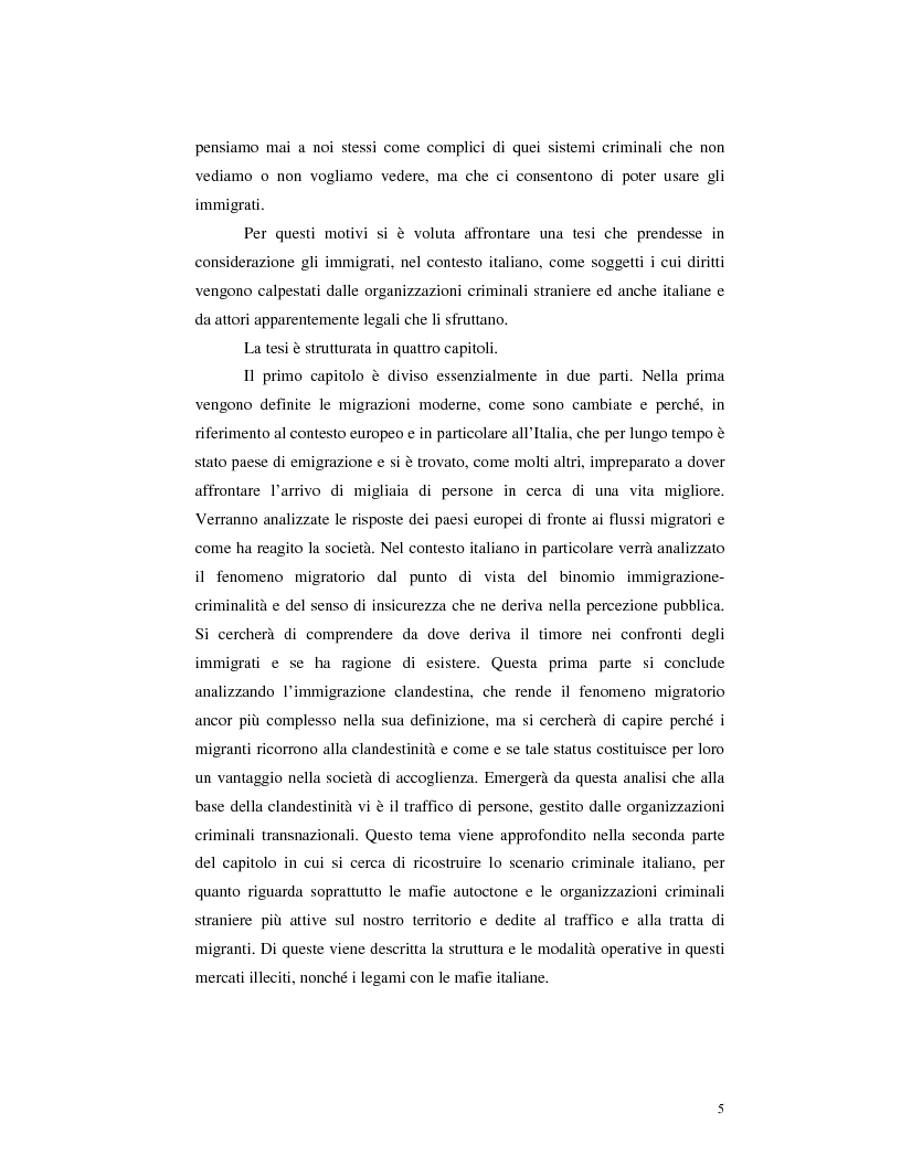 Anteprima della tesi: Criminalità organizzata e immigrazione, Pagina 3