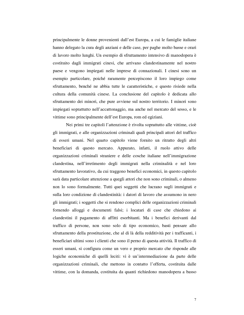 Anteprima della tesi: Criminalità organizzata e immigrazione, Pagina 5
