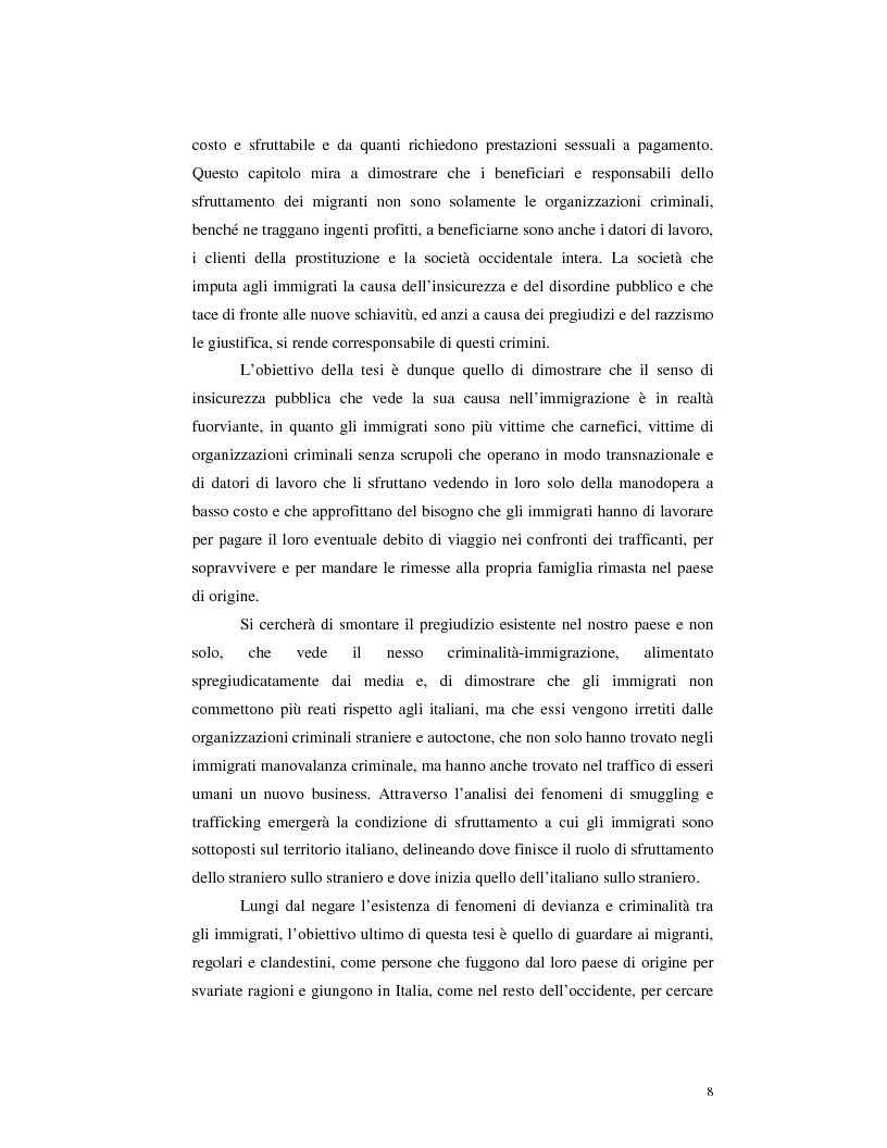 Anteprima della tesi: Criminalità organizzata e immigrazione, Pagina 6
