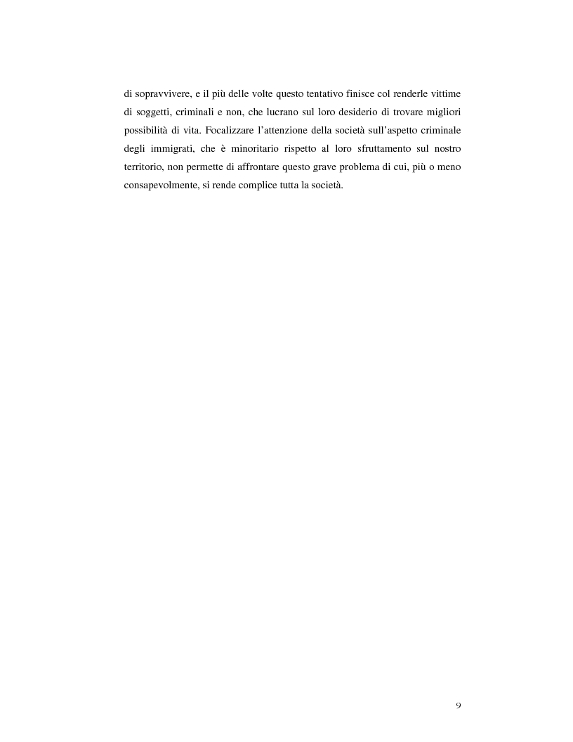 Anteprima della tesi: Criminalità organizzata e immigrazione, Pagina 7