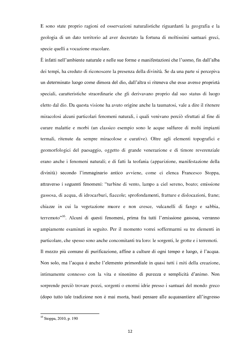 Anteprima della tesi: Geoarcheologia del santuari mantici, Pagina 13