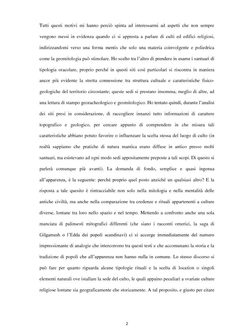 Anteprima della tesi: Geoarcheologia del santuari mantici, Pagina 3