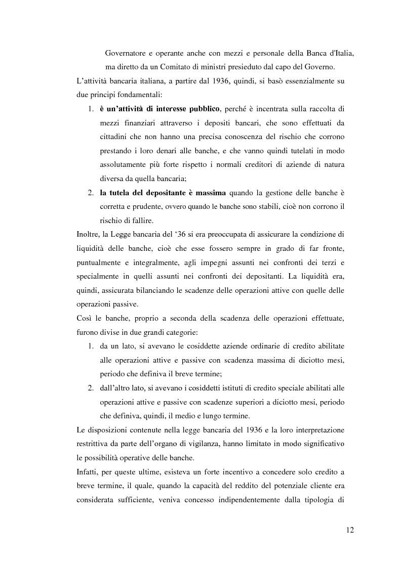 Anteprima della tesi: Il rapporto Banca e Impresa nel merito creditizio secondo i Principi di Basilea 2, Pagina 10
