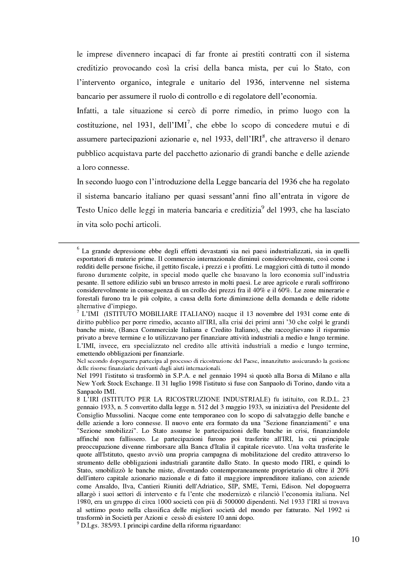 Anteprima della tesi: Il rapporto Banca e Impresa nel merito creditizio secondo i Principi di Basilea 2, Pagina 8