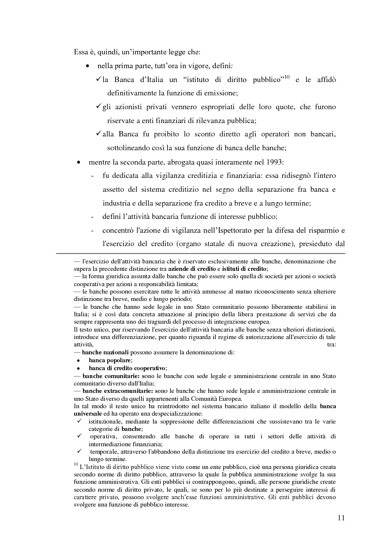 Anteprima della tesi: Il rapporto Banca e Impresa nel merito creditizio secondo i Principi di Basilea 2, Pagina 9