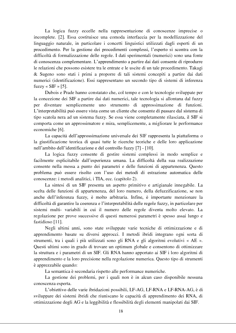 Anteprima della tesi: Modellizzazione & comando dei sistemi industriali complessi per mezzo delle tecniche intelligenti, Pagina 3