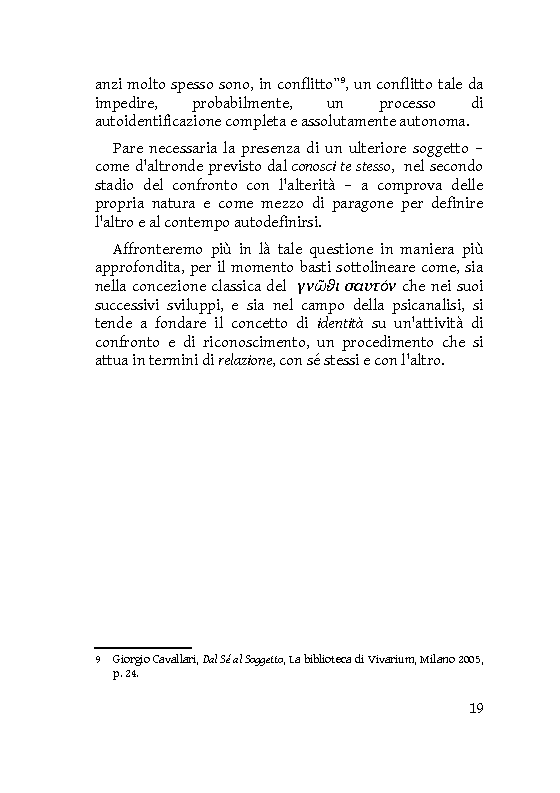 Anteprima della tesi: Identità extracorporee: al di fuori del proprio corpo, Pagina 14