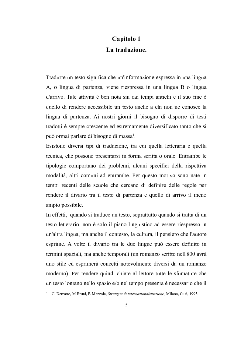 Anteprima della tesi: Parole, immagini e voci: il doppiaggio e la traduzione., Pagina 4
