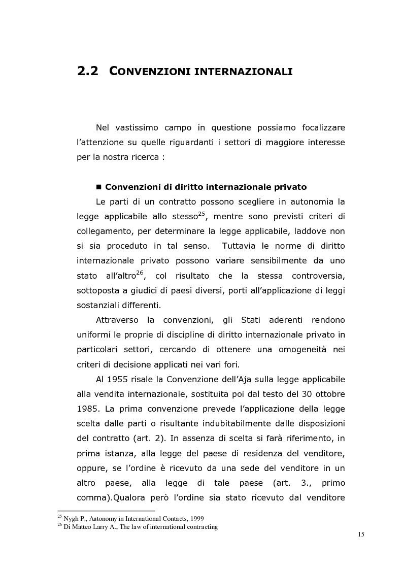 Anteprima della tesi: I Contratti Internazionali: Il Caso Seieffe - Company, Pagina 6