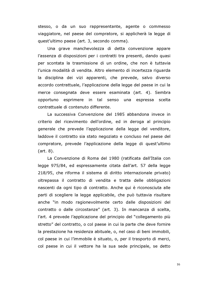Anteprima della tesi: I Contratti Internazionali: Il Caso Seieffe - Company, Pagina 7