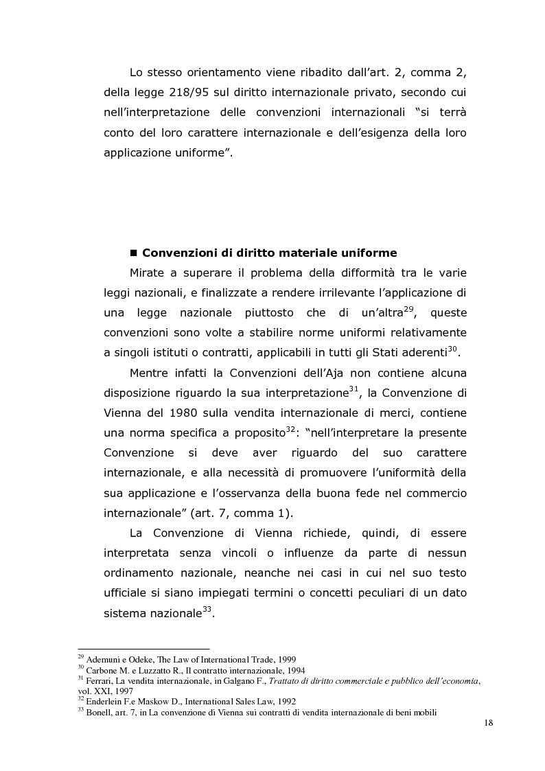 Anteprima della tesi: I Contratti Internazionali: Il Caso Seieffe - Company, Pagina 9