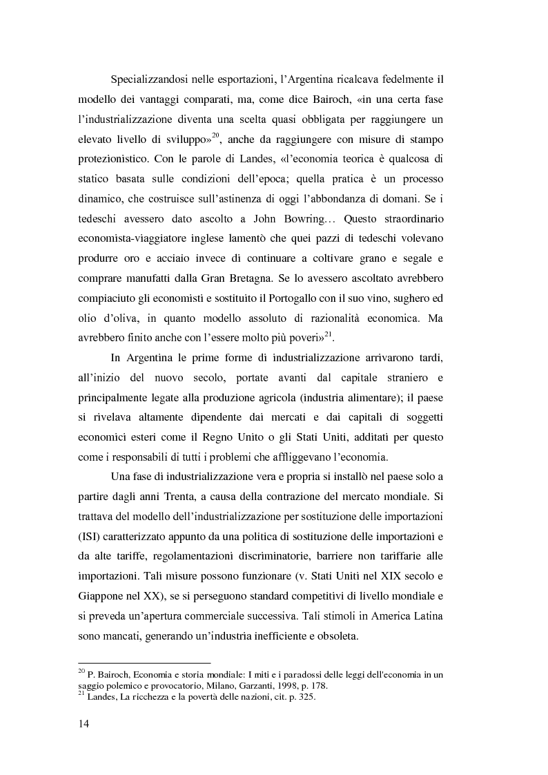 Anteprima della tesi: Argentina 2001: una crisi lunga venticinque anni, Pagina 11