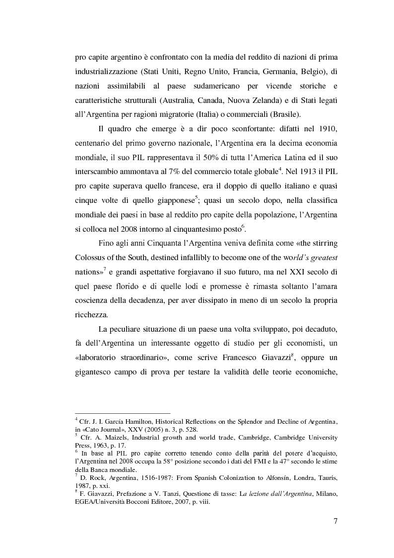 Anteprima della tesi: Argentina 2001: una crisi lunga venticinque anni, Pagina 4