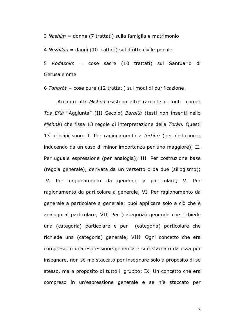 Anteprima della tesi: Rilevanza civile del matrimonio ebraico, Pagina 4