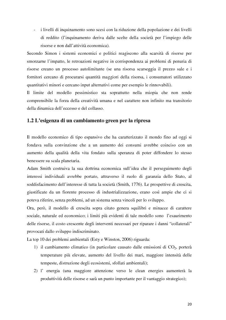 Anteprima della tesi: Il green marketing come leva del vantaggio competitivo nella green economy: il caso Palazzetti Lelio S.p.A., Pagina 13