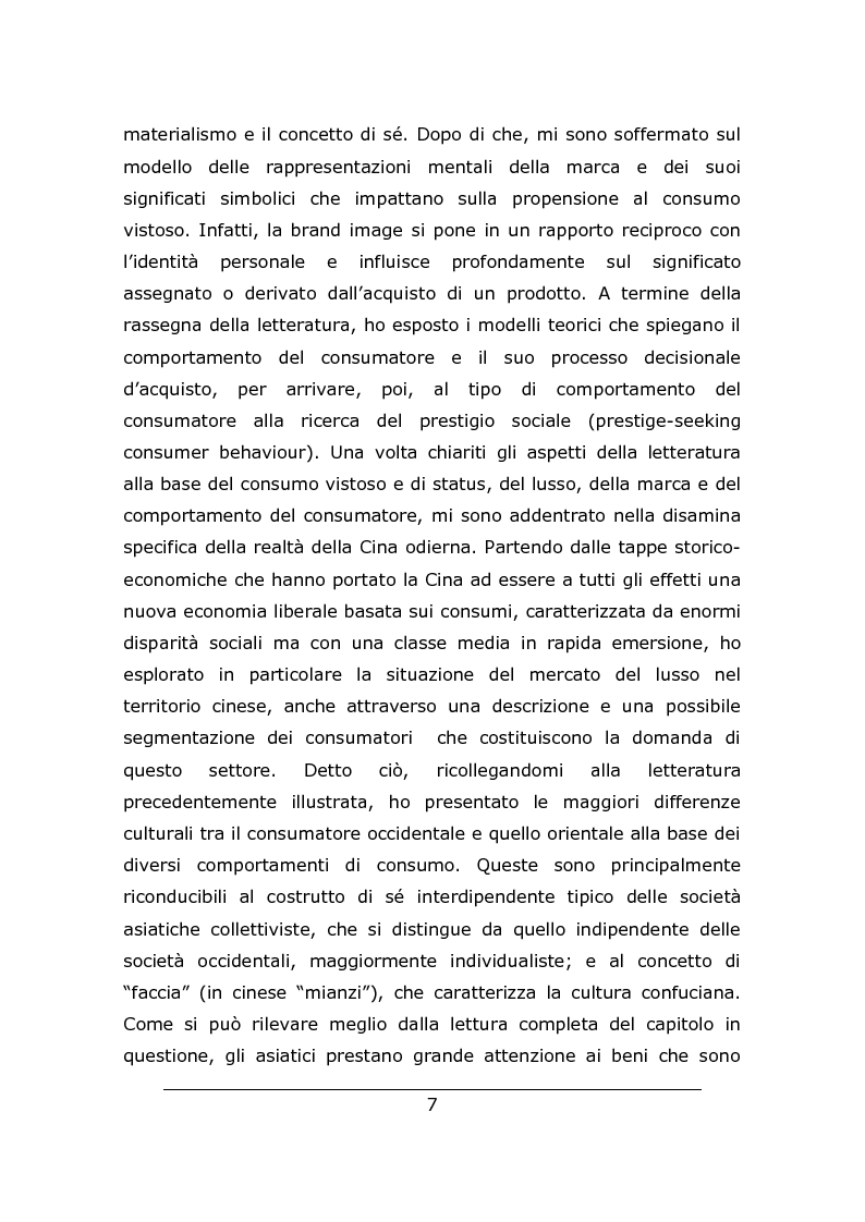 Anteprima della tesi: Consumo vistoso e di status nella ''nuova'' Cina urbana: ricerca ed osservazione nello Jiangsu, Pagina 4