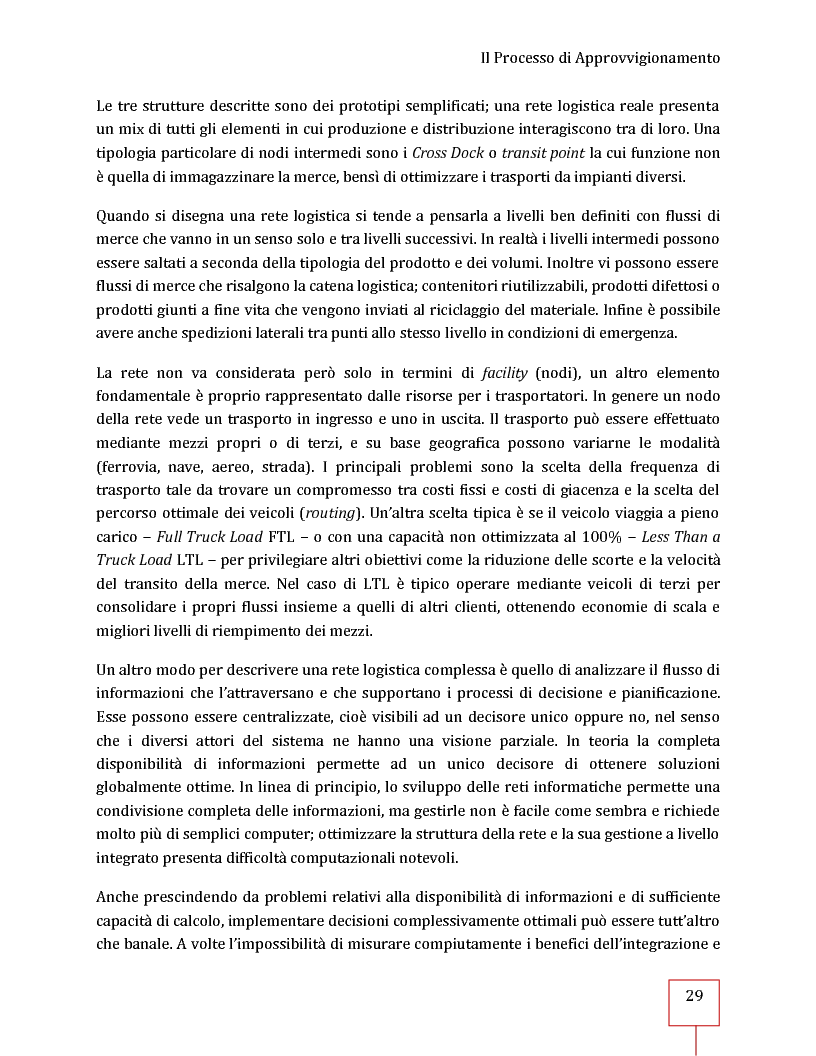 Anteprima della tesi: Performance Management applicato ad una Supply Chain: il caso CNH Italia Spa, Pagina 16