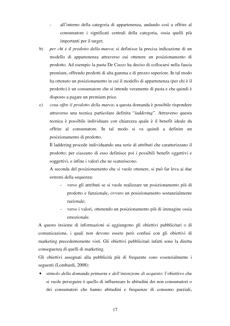 Estratto dalla tesi: Il ruolo delle emozioni in pubblicità: analisi del caso aziendale CheBanca!