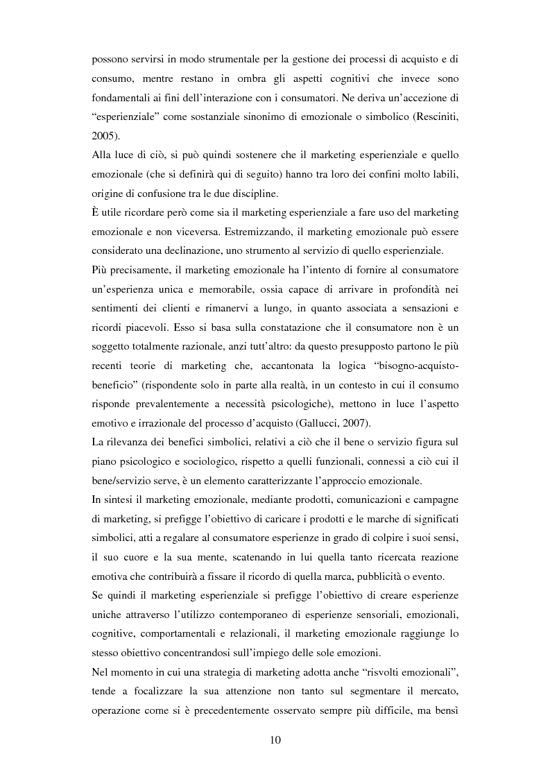 Anteprima della tesi: Il ruolo delle emozioni in pubblicità: analisi del caso aziendale CheBanca!, Pagina 11