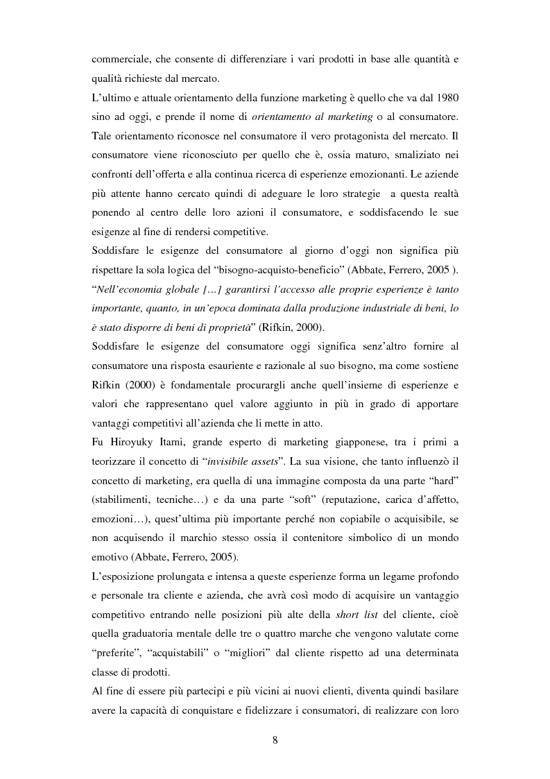 Anteprima della tesi: Il ruolo delle emozioni in pubblicità: analisi del caso aziendale CheBanca!, Pagina 9