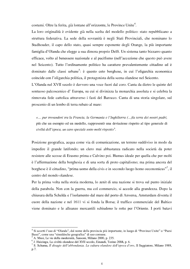Anteprima della tesi: La musica nei dipinti di Vermeer: Variazioni sul tema del silenzio, Pagina 3