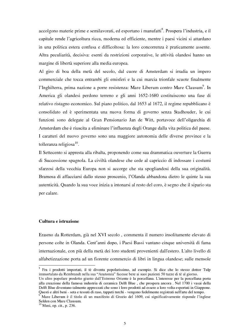 Anteprima della tesi: La musica nei dipinti di Vermeer: Variazioni sul tema del silenzio, Pagina 4