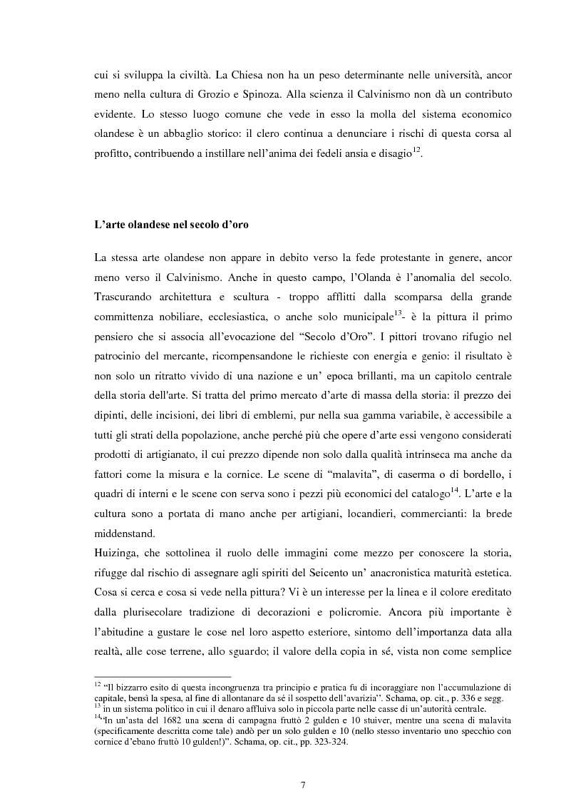 Anteprima della tesi: La musica nei dipinti di Vermeer: Variazioni sul tema del silenzio, Pagina 6