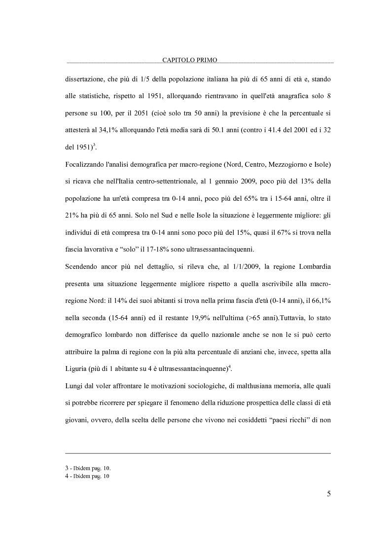 Anteprima della tesi: Il bilancio di esercizio delle RSA e trend demografici, Pagina 4