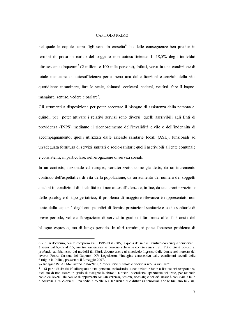 Anteprima della tesi: Il bilancio di esercizio delle RSA e trend demografici, Pagina 6