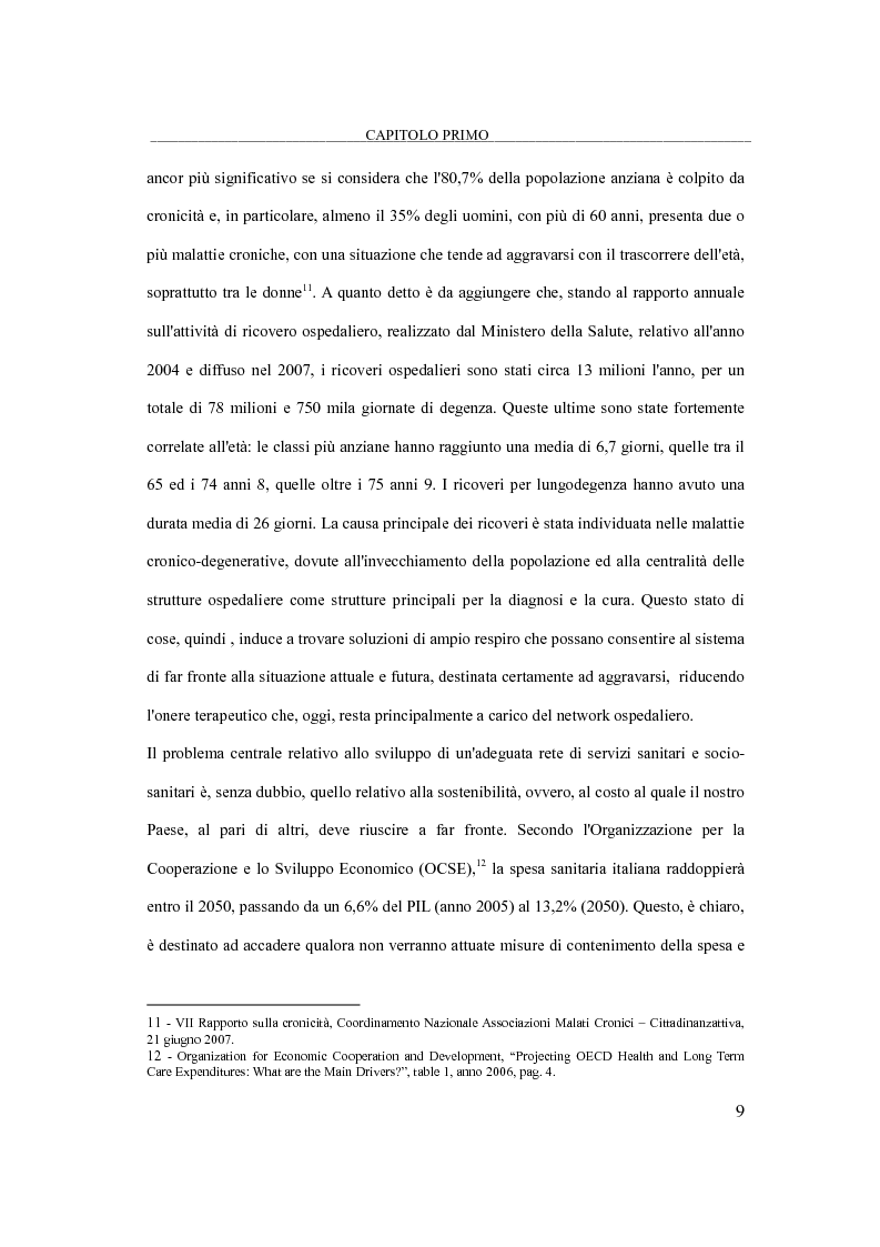 Anteprima della tesi: Il bilancio di esercizio delle RSA e trend demografici, Pagina 8