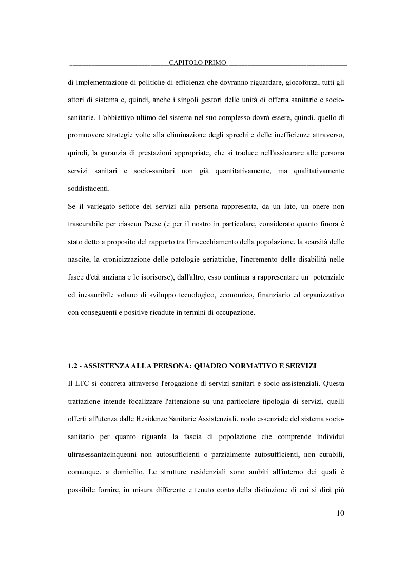 Anteprima della tesi: Il bilancio di esercizio delle RSA e trend demografici, Pagina 9
