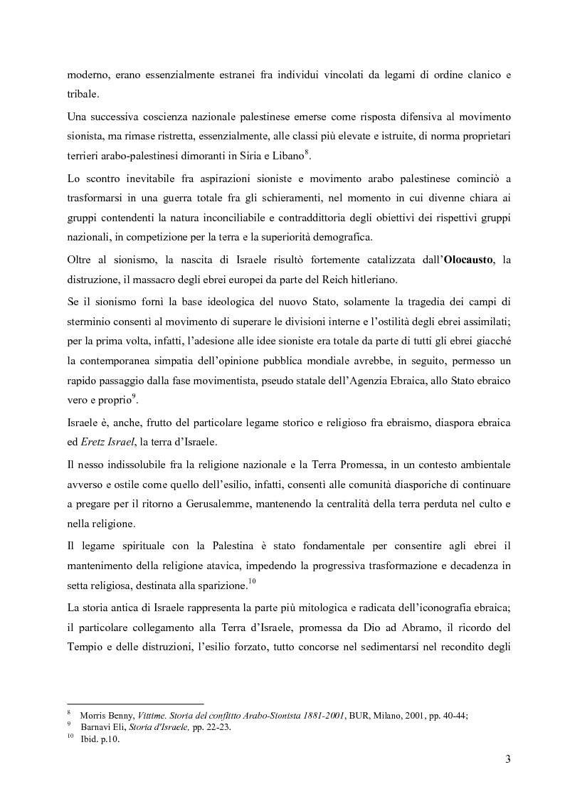 Anteprima della tesi: L'opzione nucleare nella geopolitica e nella strategia israeliana, Pagina 11