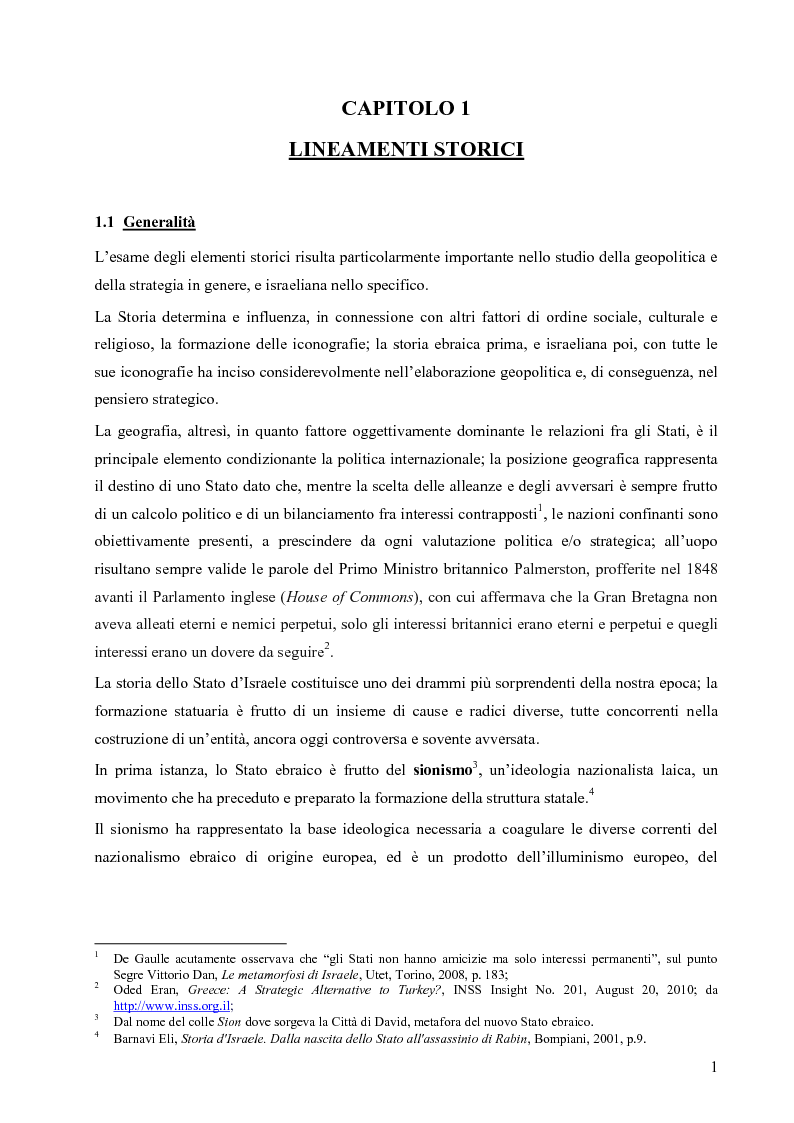 Anteprima della tesi: L'opzione nucleare nella geopolitica e nella strategia israeliana, Pagina 9