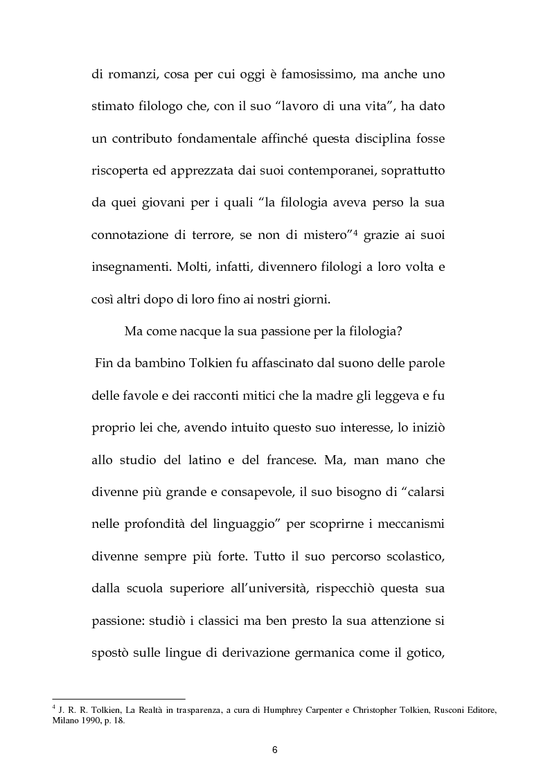 Anteprima della tesi: J.R.R. Tolkien: filologo e poeta tra antichità e '900, Pagina 5