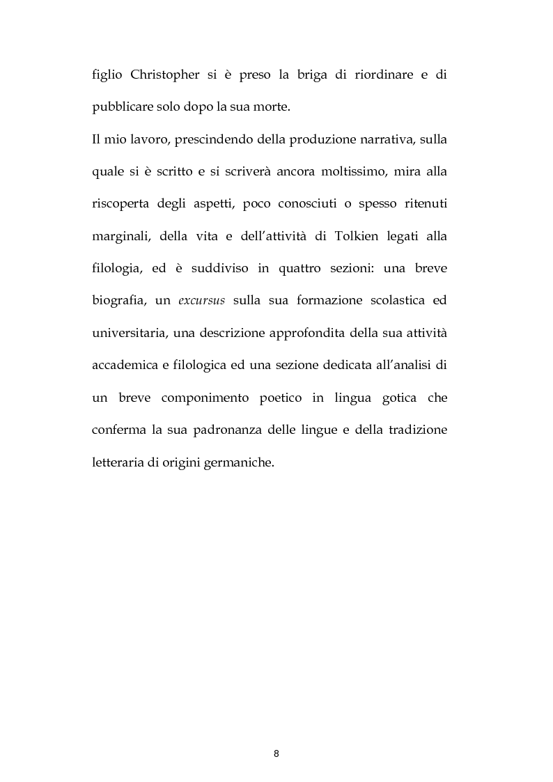 Anteprima della tesi: J.R.R. Tolkien: filologo e poeta tra antichità e '900, Pagina 7