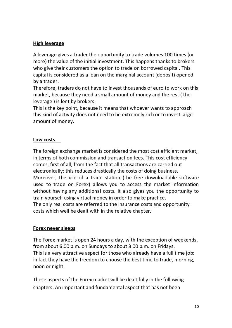 Anteprima della tesi: The Foreign Exchange Market and its features, Pagina 4