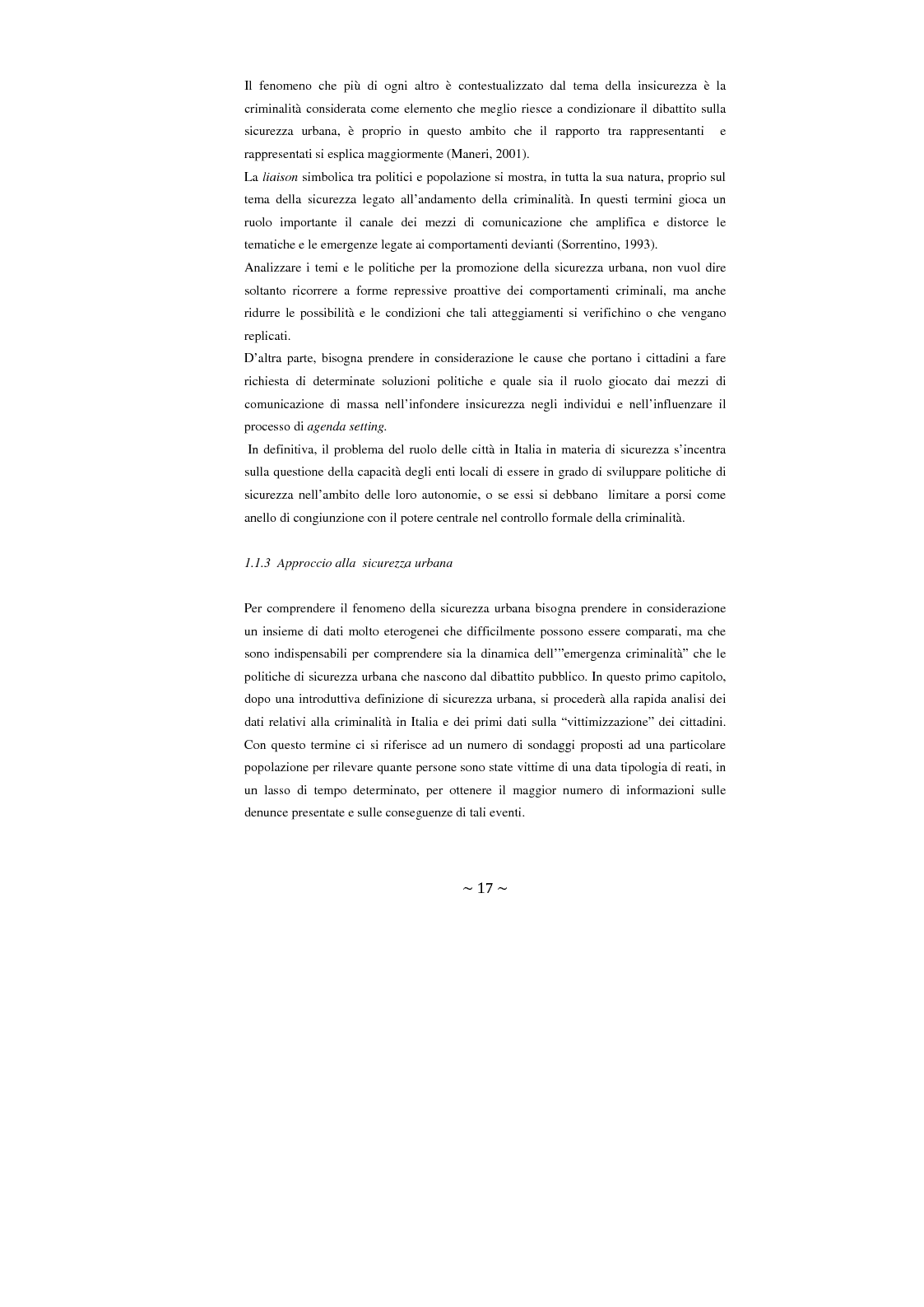 Anteprima della tesi: Contrattualizzare la sicurezza urbana, Pagina 10