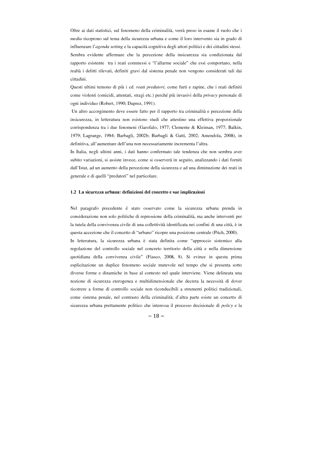 Anteprima della tesi: Contrattualizzare la sicurezza urbana, Pagina 11